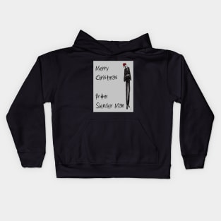 Slender Christmas Kids Hoodie